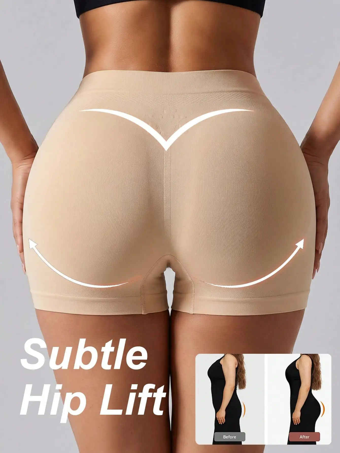 Boyshort Underwear - Kadınlar için Dikişsiz Vücut Şekillendirici Külot,