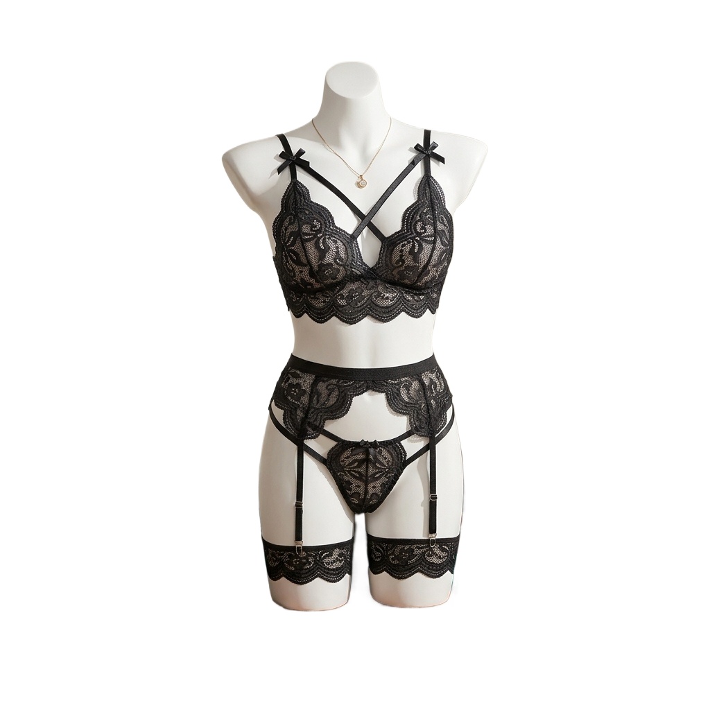 Kadınlar için Çiçek Desenli Da - Garter Belt Set incelemesi ve fiyatı