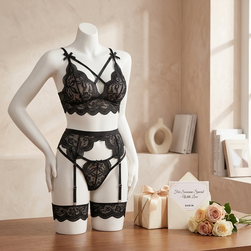Kadınlar için Çiçek Desenli Da - Garter Belt Set incelemesi ve fiyatı